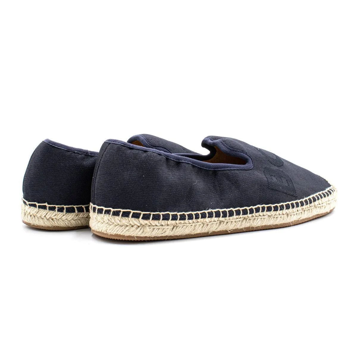 Boss Slipon Espadrilles Fabric Blue Colour For Men