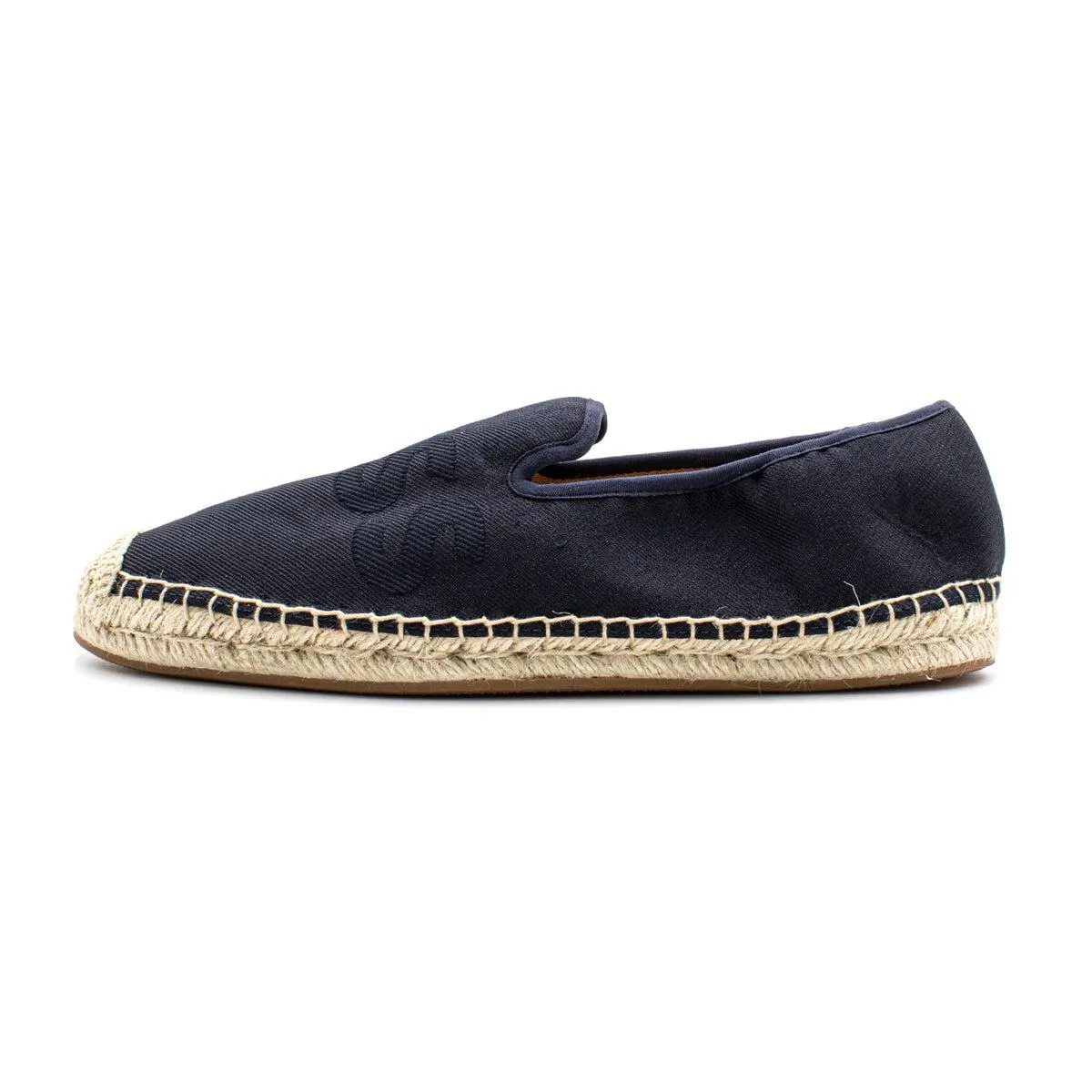Boss Slipon Espadrilles Fabric Blue Colour For Men