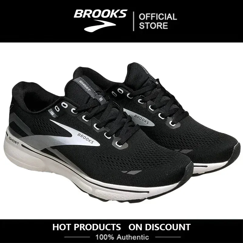 BROOKS Ghost15 Running Shoes Women Men Long-Distance Road Sport Training Casual Sneakers Tenis Masculino Sneakers Shoes for Men
