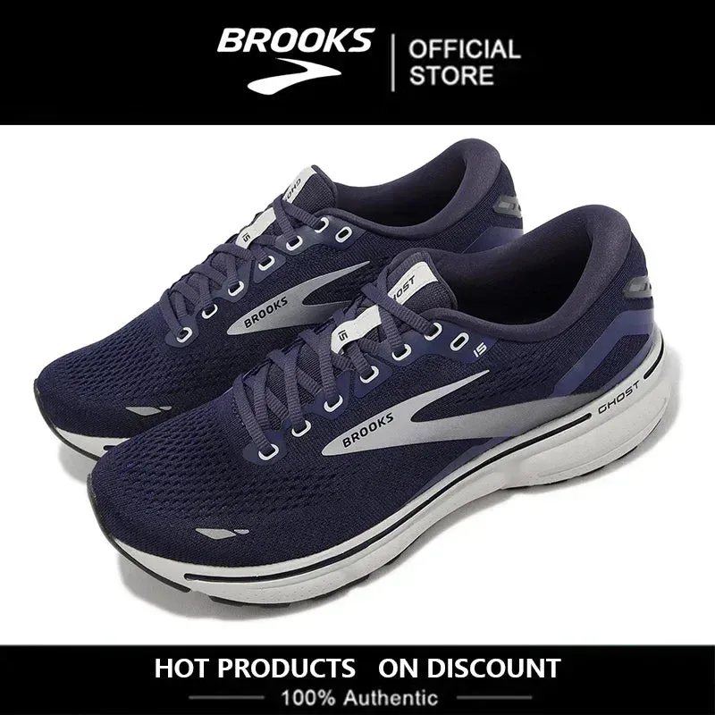 BROOKS Ghost15 Running Shoes Women Men Long-Distance Road Sport Training Casual Sneakers Tenis Masculino Sneakers Shoes for Men