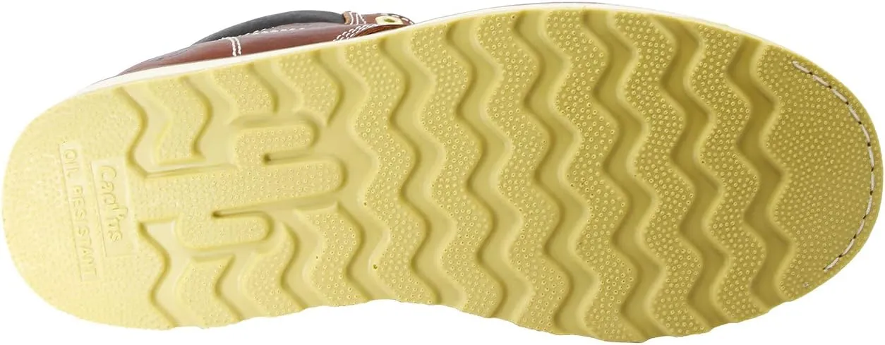 Cactus Mens 6 Heavy Duty, Soft Toe, Genuine Goodyear Welt, Premium Full Grain Leather, Comfortable, Durable, Oil Resistant, Roofing, Industrial, Construction, Work Boots