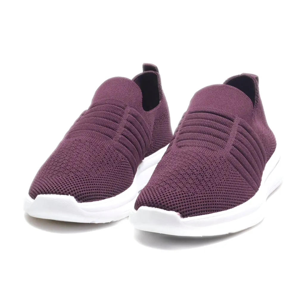 Clarks Trainers & Sneakers Fabric Maroon Colour For Women