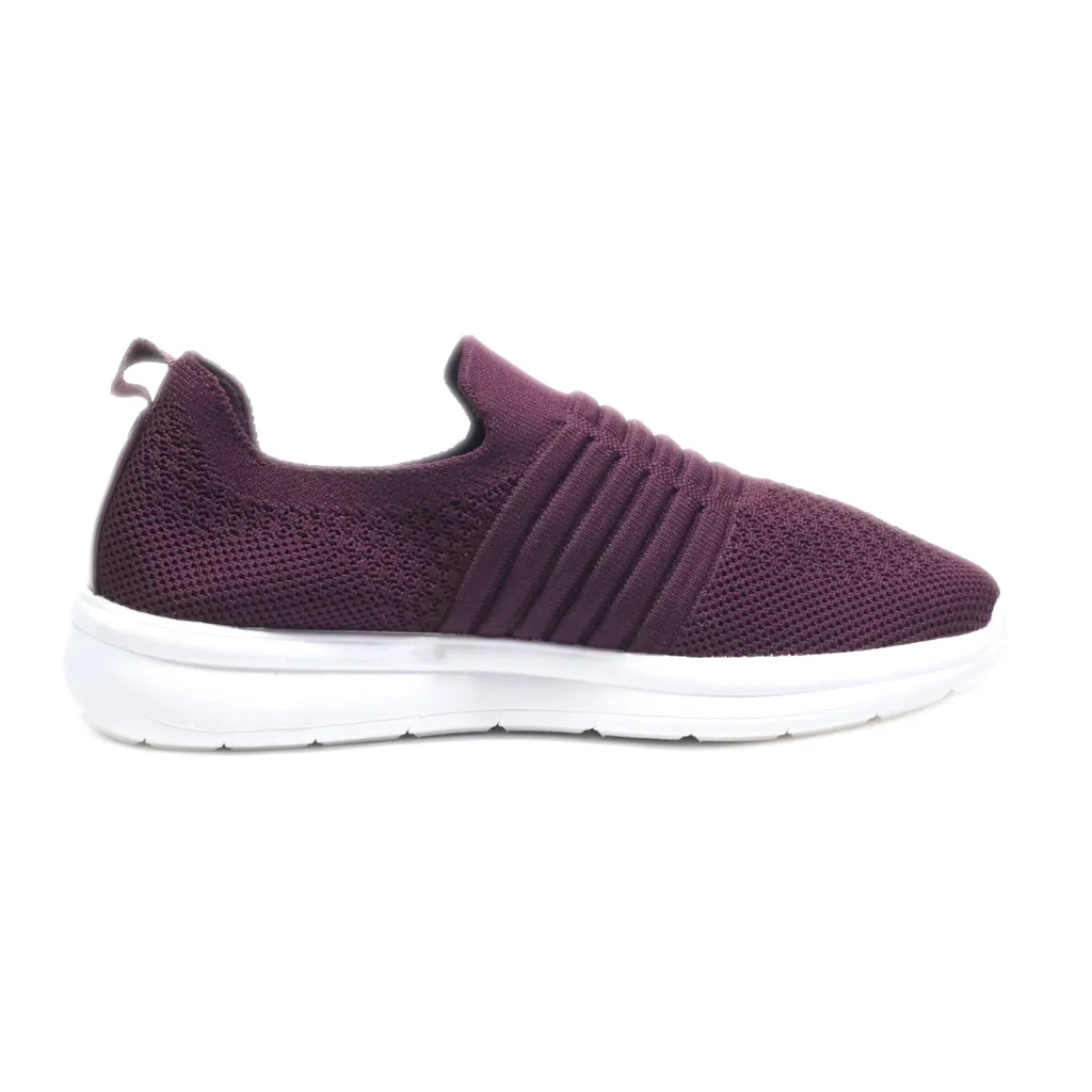 Clarks Trainers & Sneakers Fabric Maroon Colour For Women