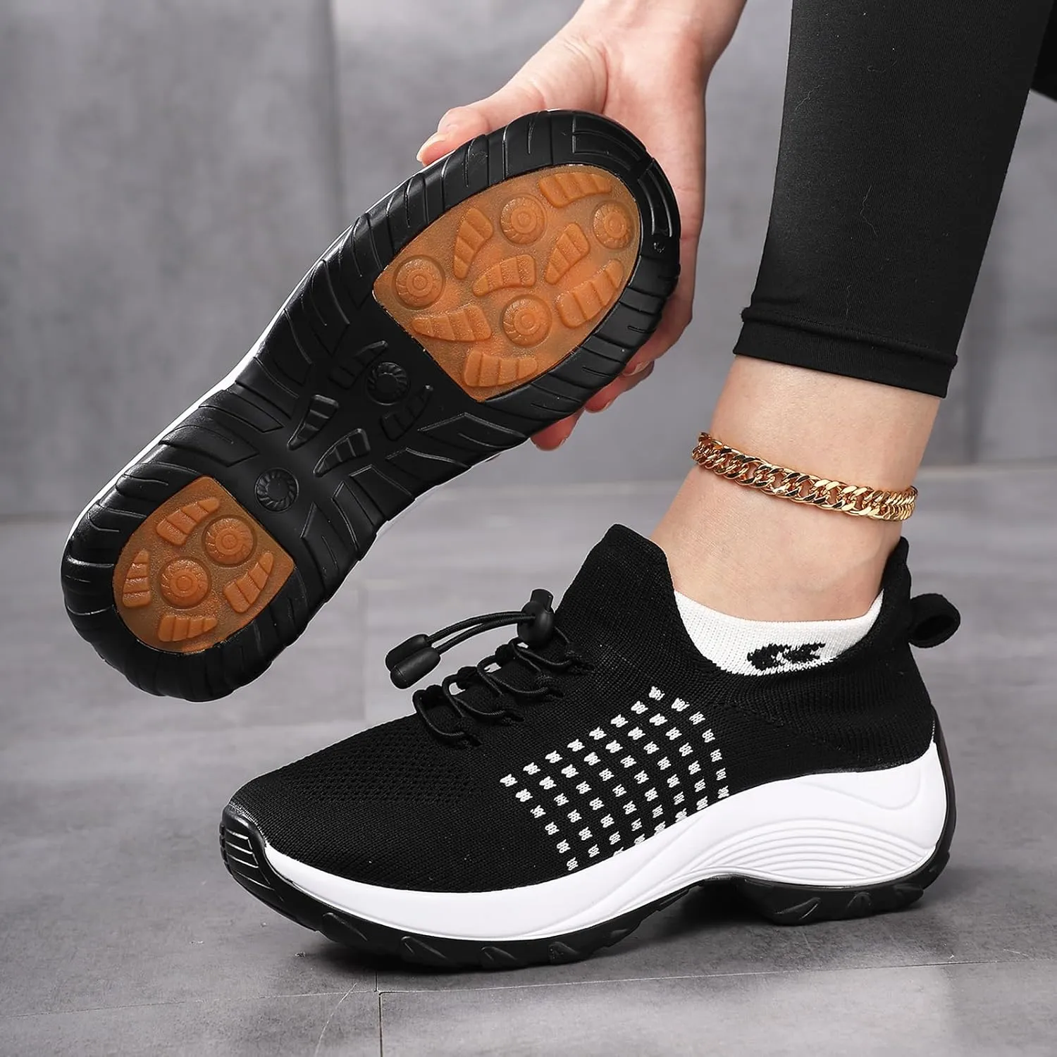 Comfort Wear Orthowear Shoes for Women Men Breathable Orthopedic Walking Sneakers Comfortable Plantar Fasciitis Ortho Sneakers Running Walking Non Slip Stretch Cushion Comfortwear Shoe Thick Bottom