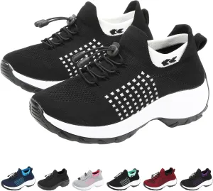 Comfort Wear Orthowear Shoes for Women Men Breathable Orthopedic Walking Sneakers Comfortable Plantar Fasciitis Ortho Sneakers Running Walking Non Slip Stretch Cushion Comfortwear Shoe Thick Bottom