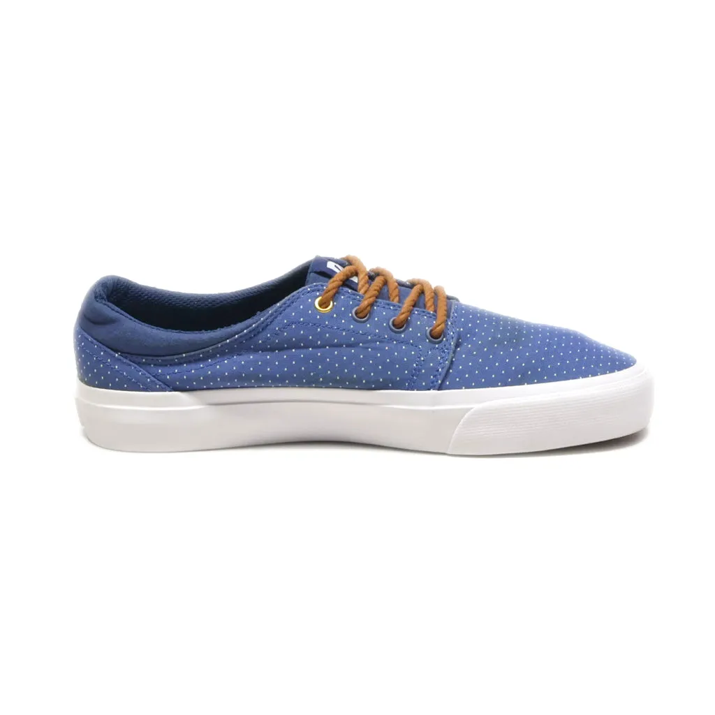 Dc Shoes Trace Tx Low-Top Sneakers Canvas Blue Colour For Women