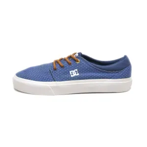 Dc Shoes Trace Tx Low-Top Sneakers Canvas Blue Colour For Women
