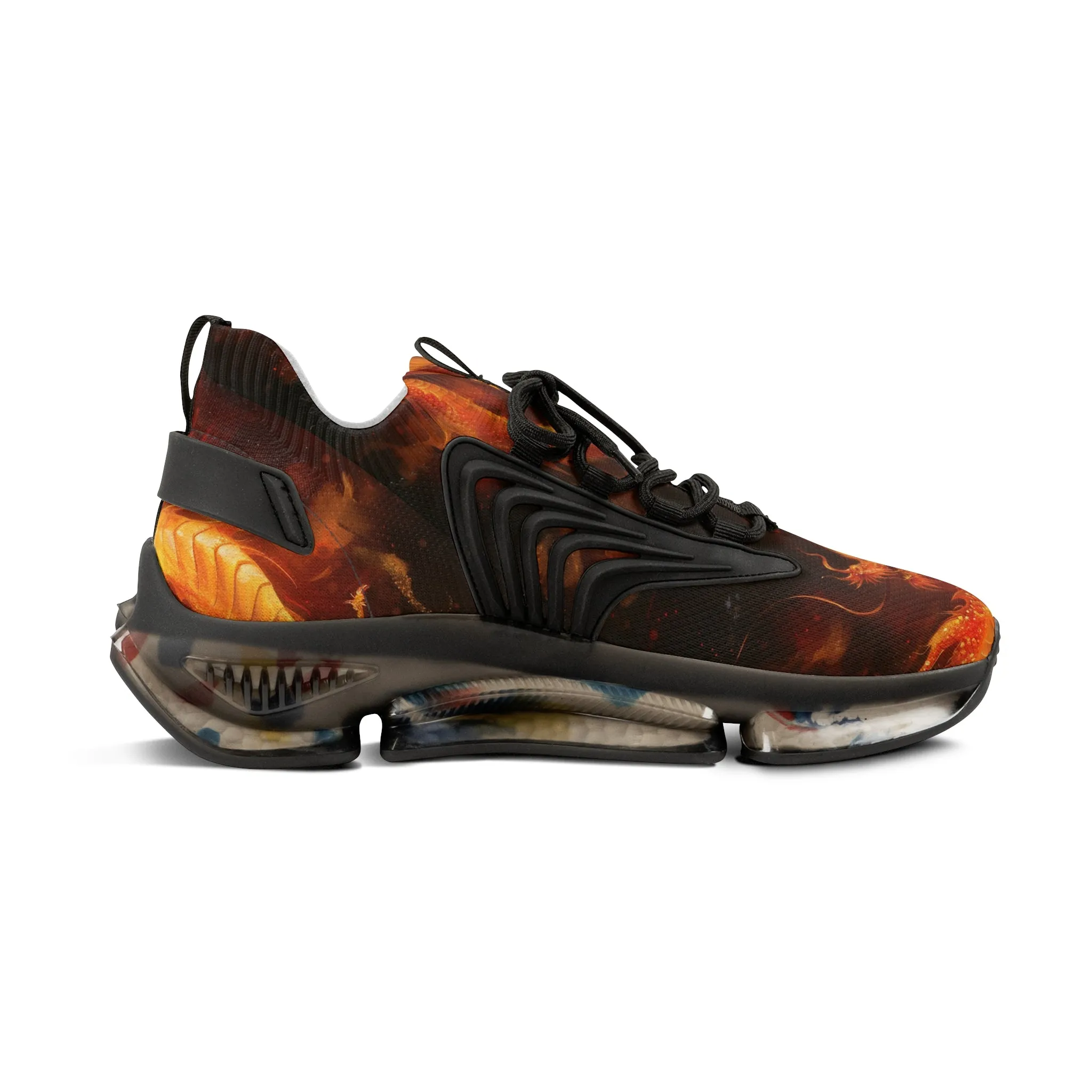 Dragon Design Sneakers  -  Men's Mesh Sneakers - China Only