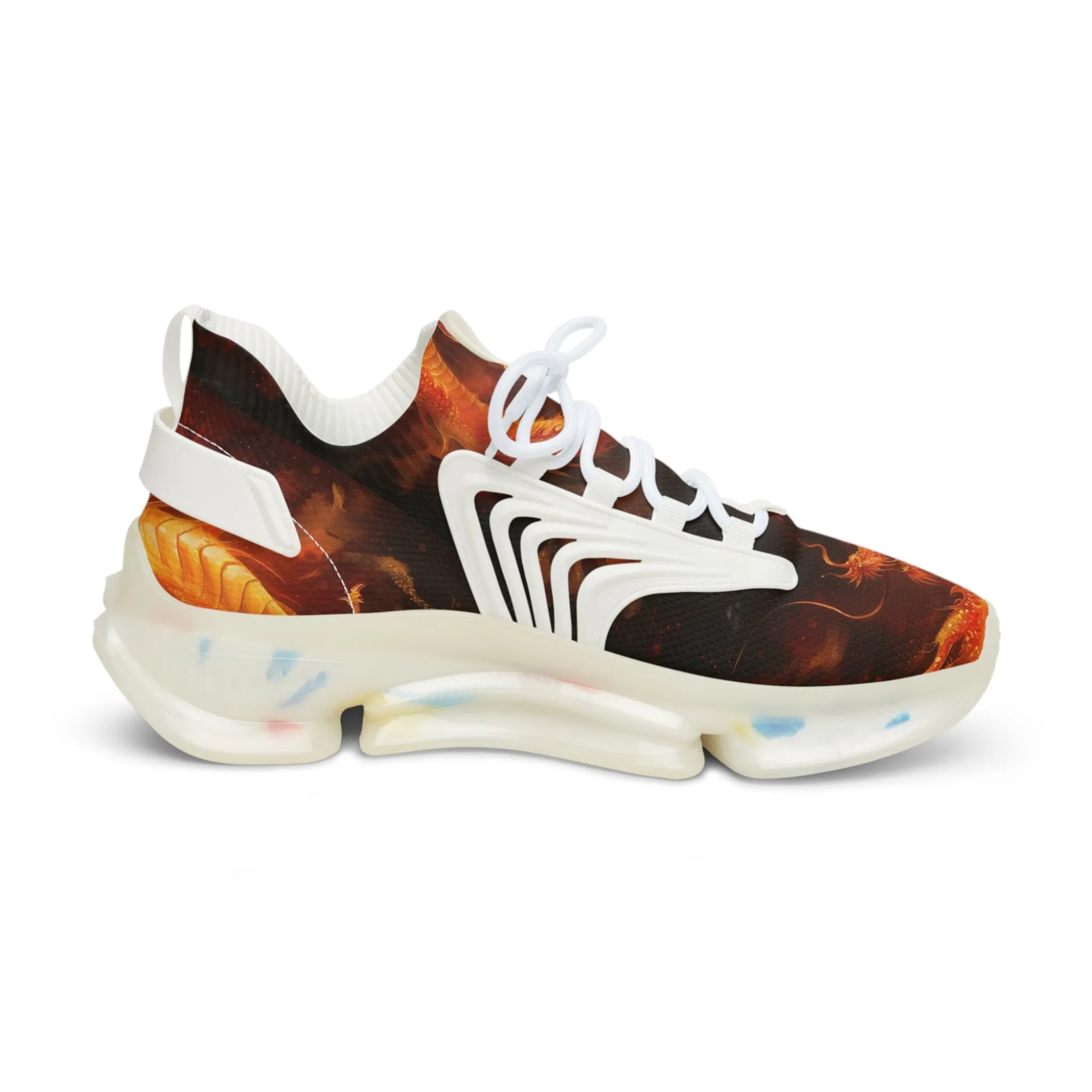 Dragon Design Sneakers  -  Men's Mesh Sneakers - China Only