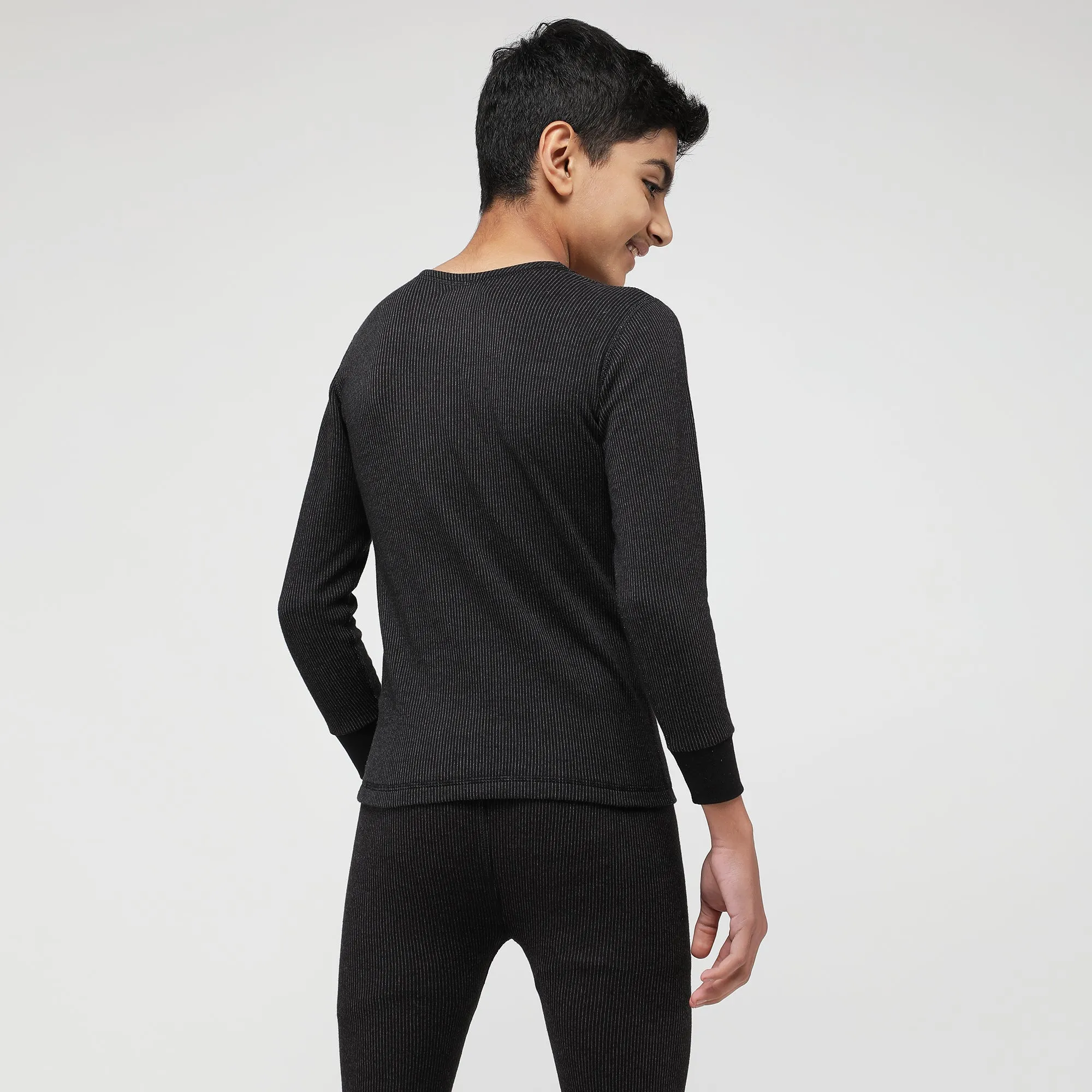 Macho Sporto Boys Thermal set - Black