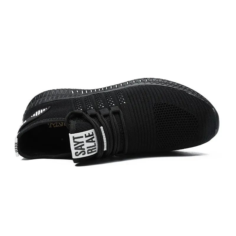 Men's Sneakers Shoes Lightweight Breathable Running Walking Yoga Sports Footwear Soft Sole Lace-up Shoes