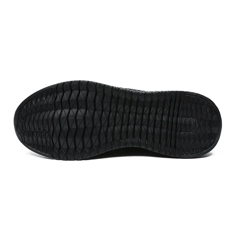Men's Sneakers Shoes Lightweight Breathable Running Walking Yoga Sports Footwear Soft Sole Lace-up Shoes
