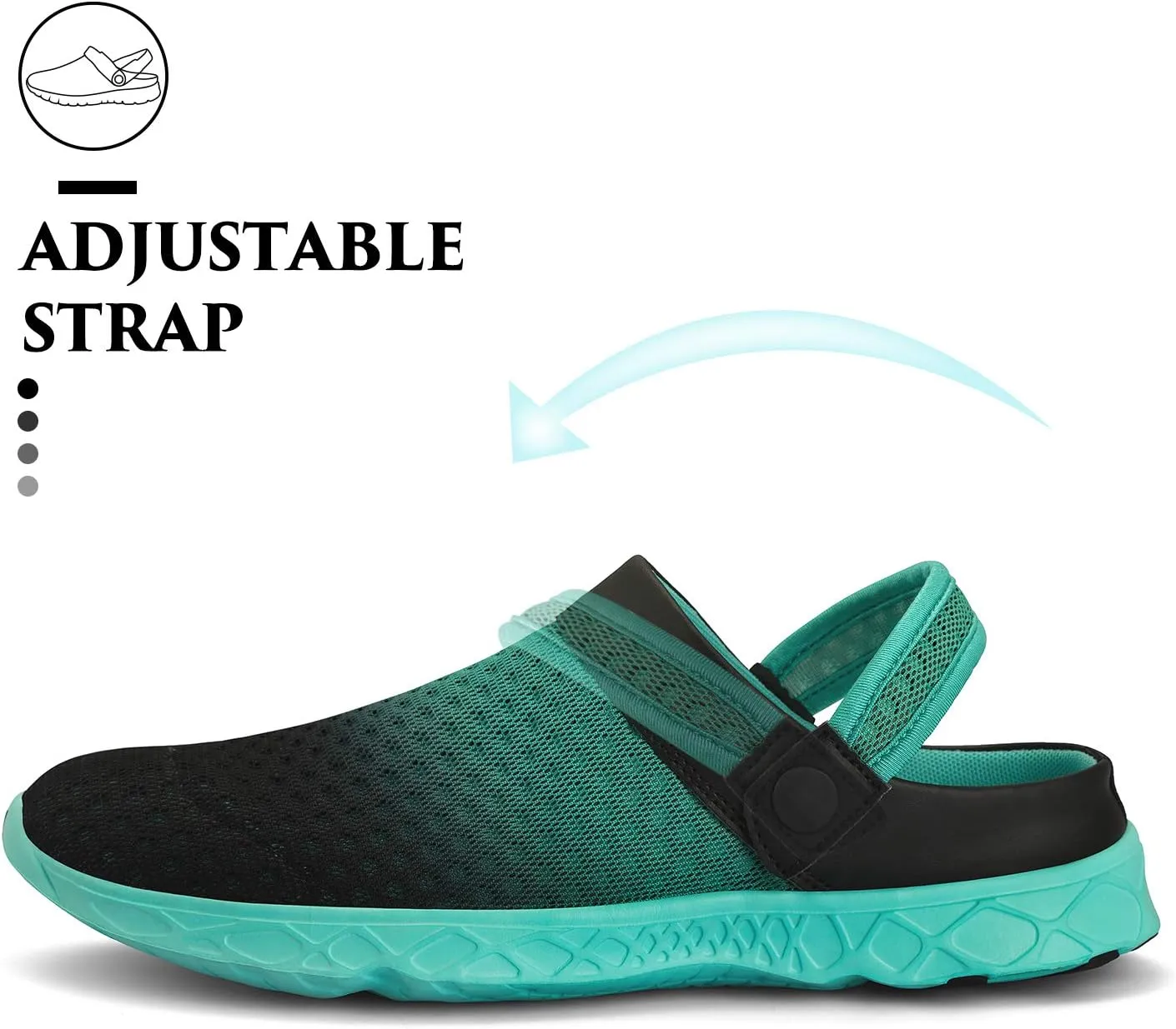 SAGUARO Men's Women's Quick Dry Garden Shoes Lightweight Breathable Gardening Clog Water Shoes Mesh Sandals for Sports Outdoor Beach Pool Exercise