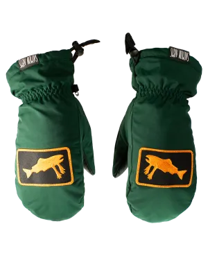 Salmon Arms Classic Snow Mitt - Logo Green/Orange