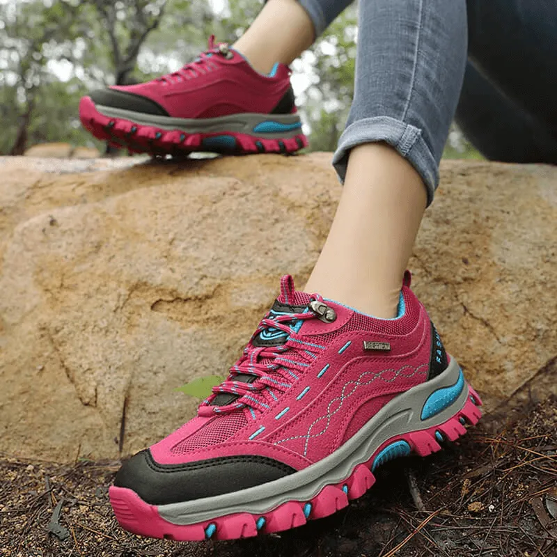Trekking Women's Sneakers with Lace-up / Ladies Hiking Shoes - SF0232