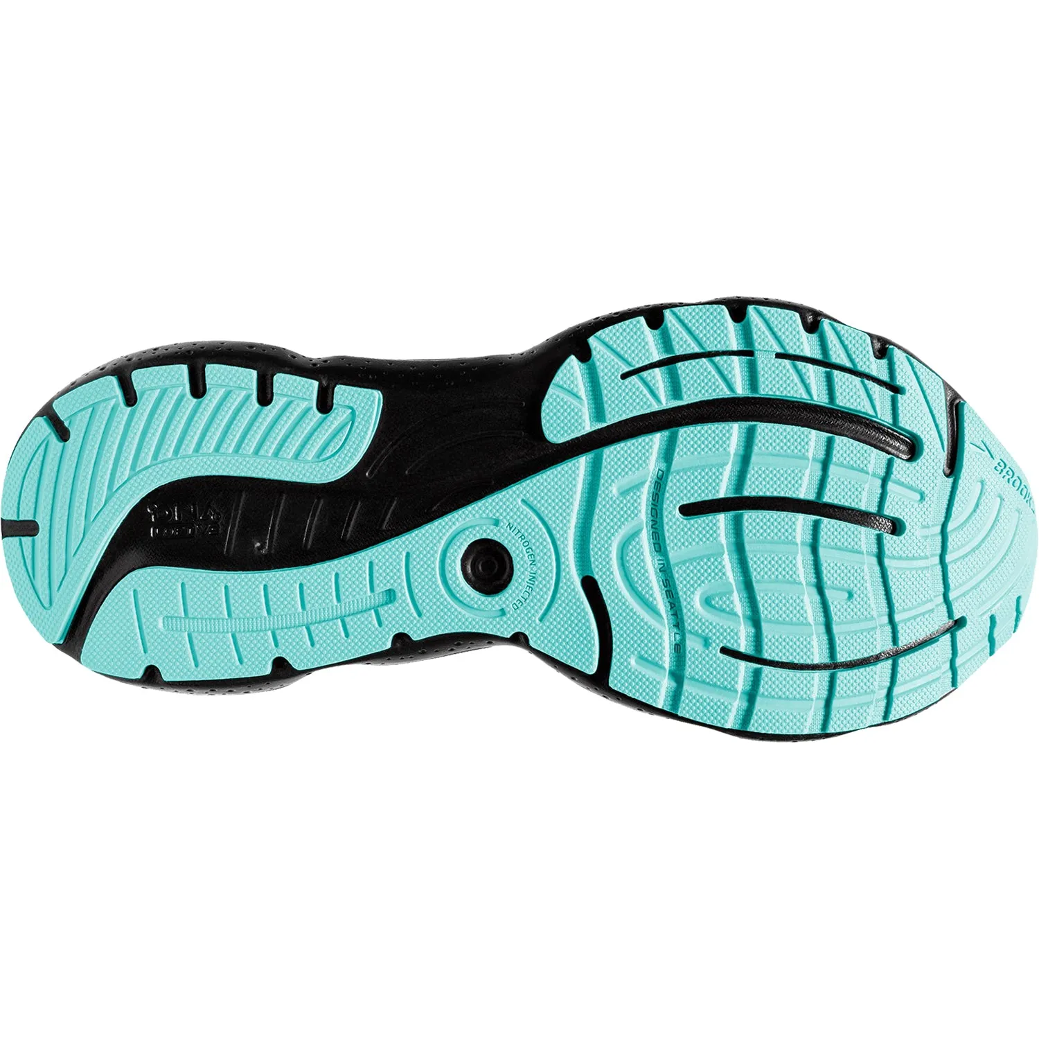 Women's Brooks Glycerin 20 Black/Blue Light/Pink Mesh