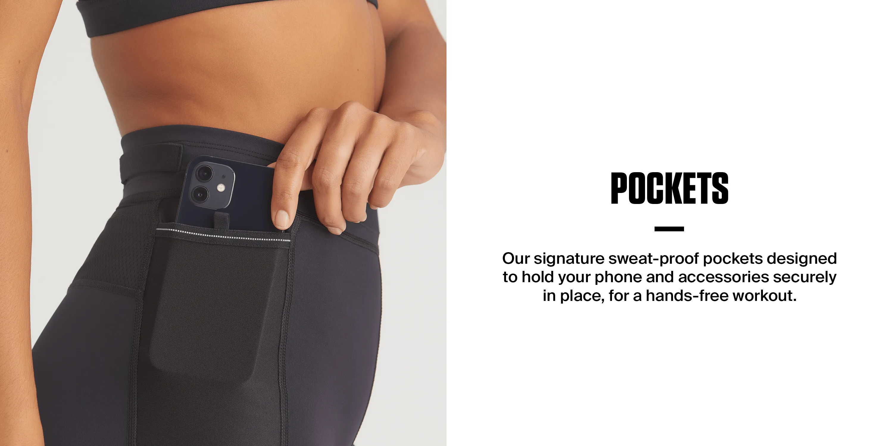 Women's Distance Half Tight in Black