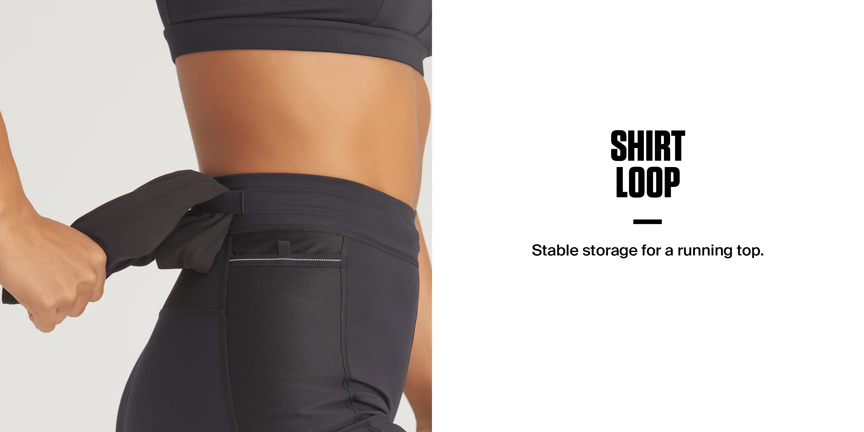 Women's Distance Half Tight in Black