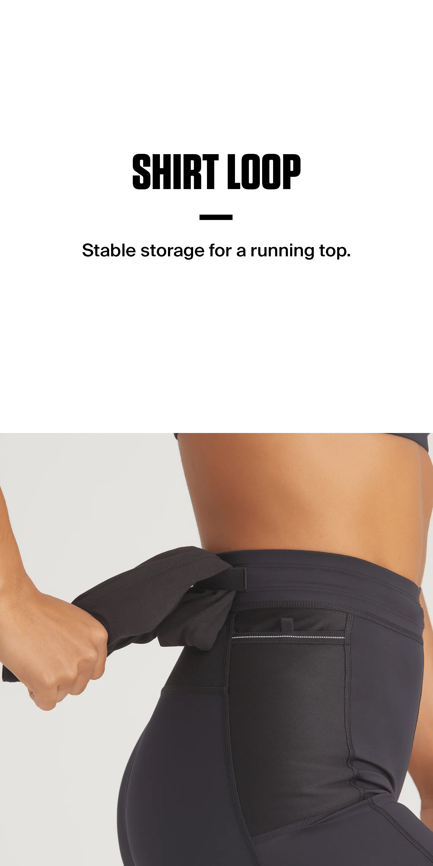 Women's Distance Half Tight in Black