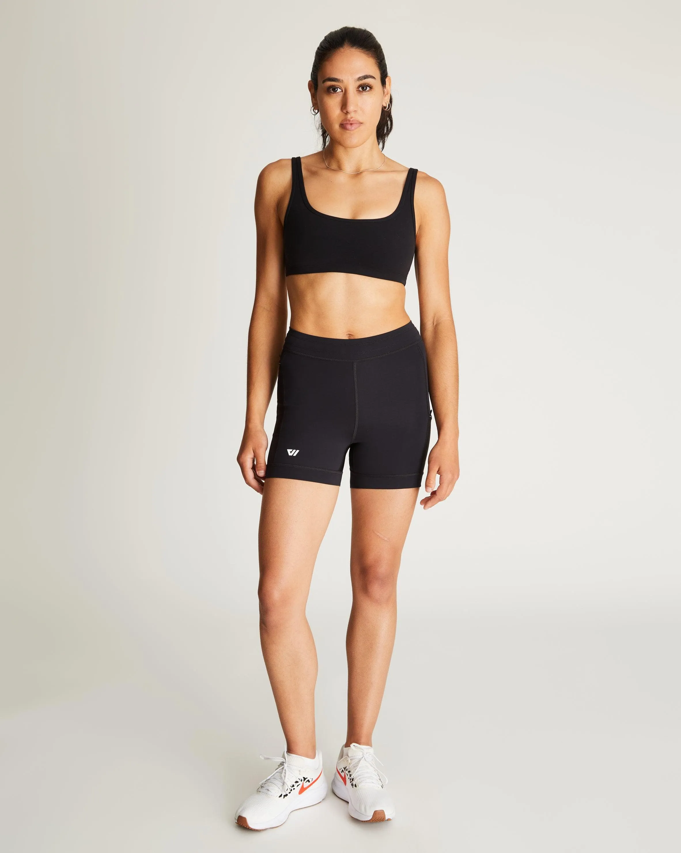 Women's Distance Half Tight in Black