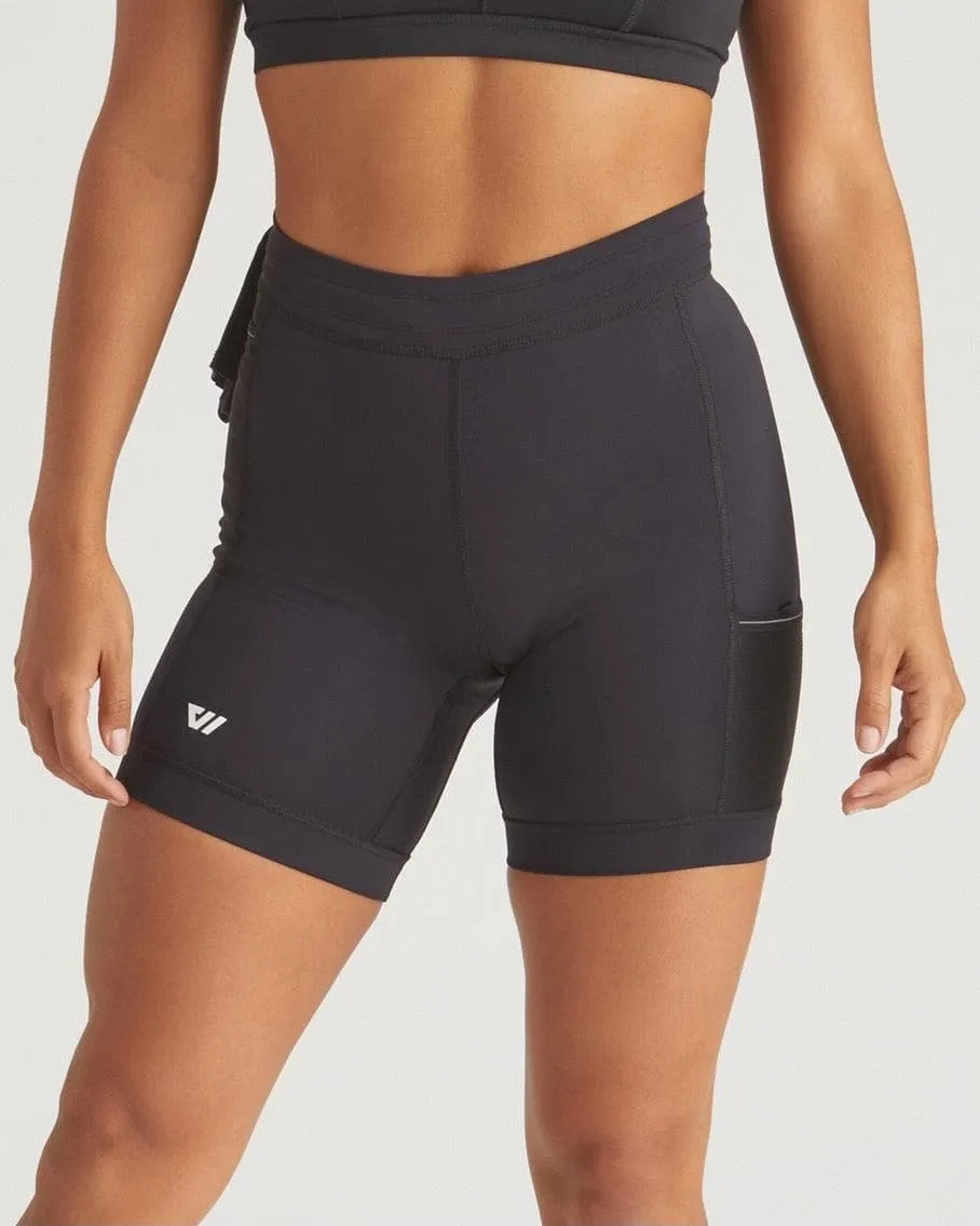 Women's Distance Half Tight in Black
