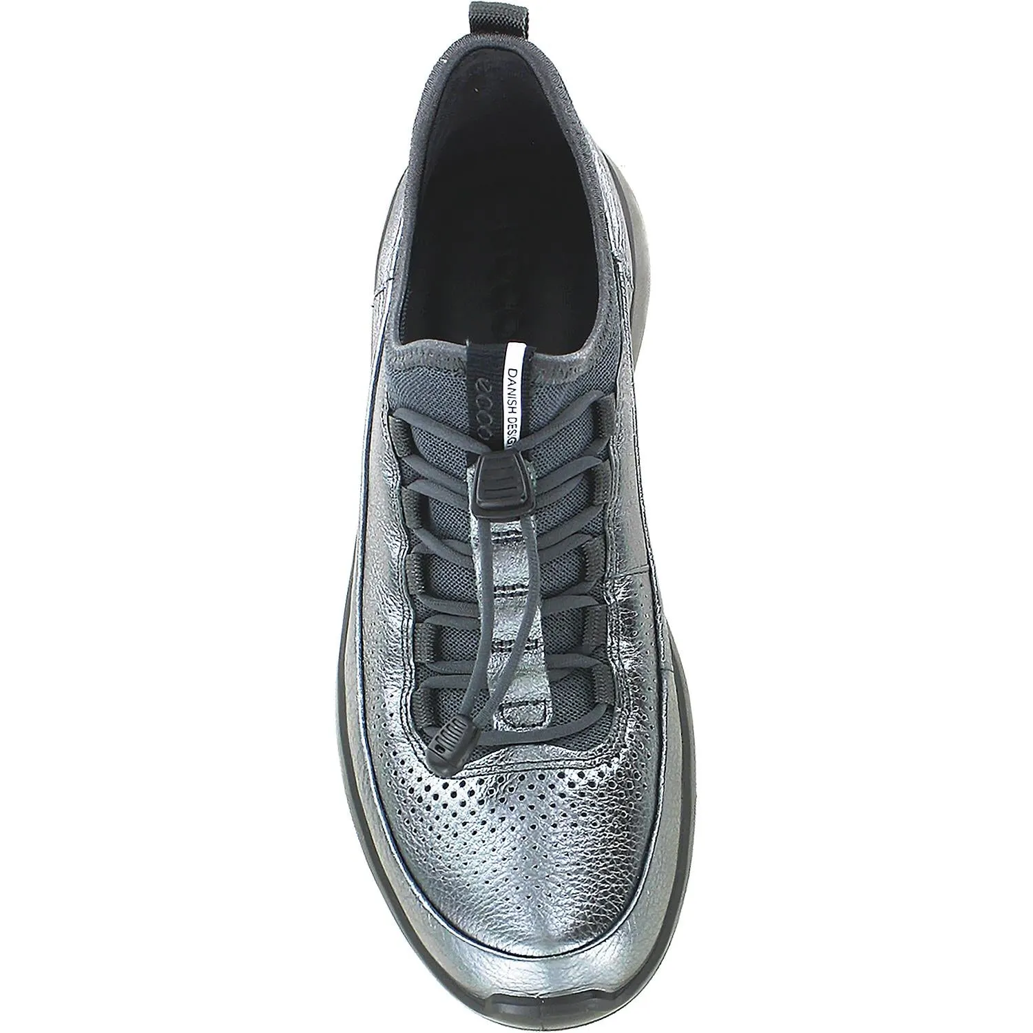 Women's Ecco Soft 5 Toggle Dark Shadow Leather/Mesh