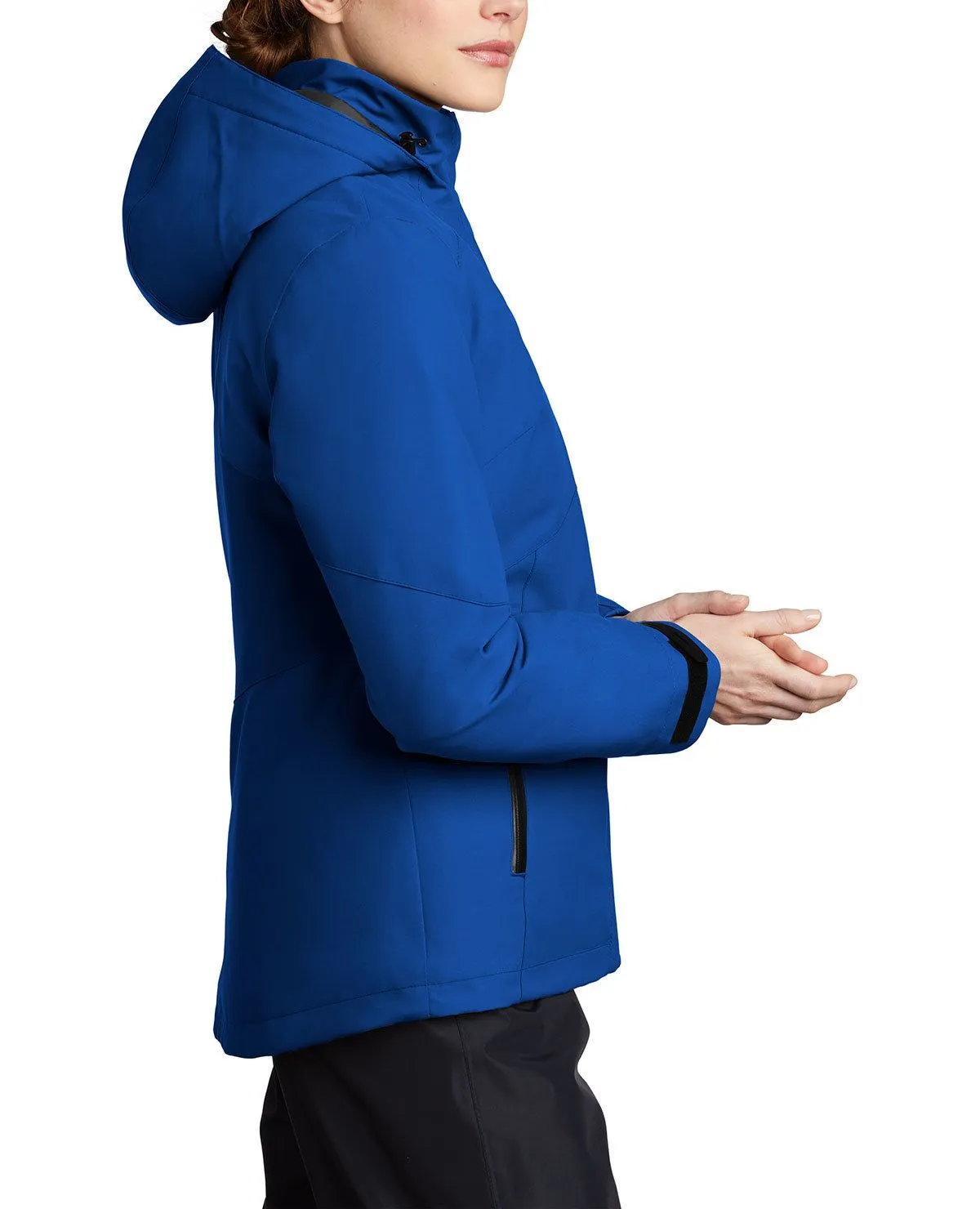 Women's Long Sleeve Insulated Waterproof Hooded Jacket