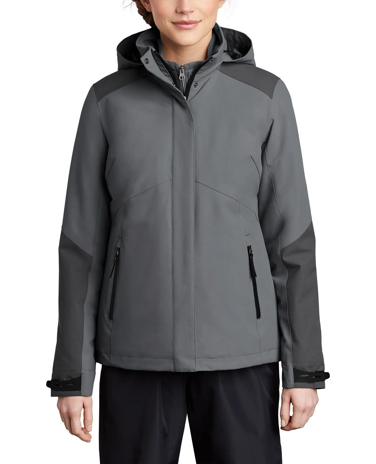 Women's Long Sleeve Insulated Waterproof Hooded Jacket
