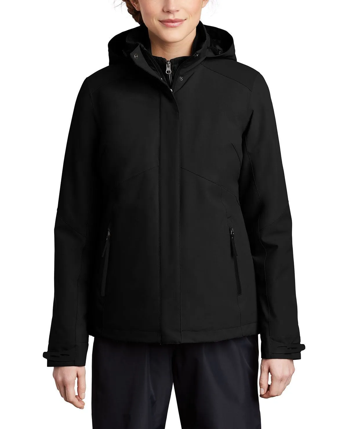 Women's Long Sleeve Insulated Waterproof Hooded Jacket