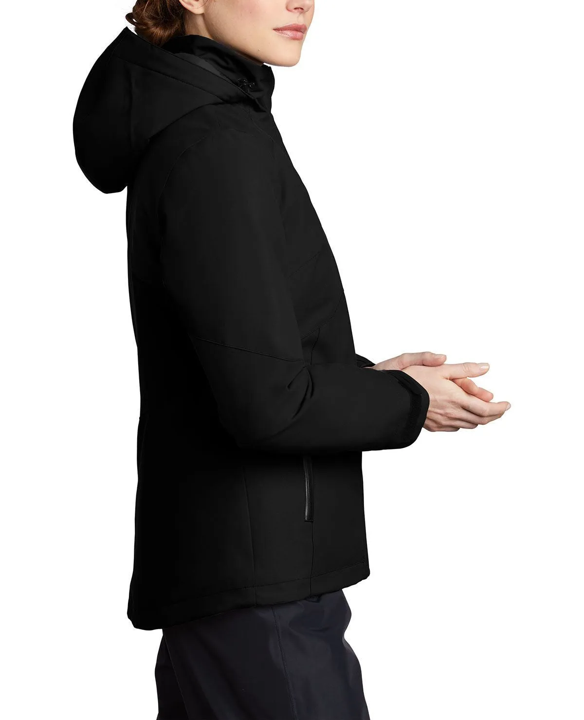 Women's Long Sleeve Insulated Waterproof Hooded Jacket